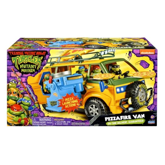 Teenage Mutant Ninja Turtles TMNT Pizza Deliver Van Vehicle Toy Car Mutant Mayhe - Picture 11 of 16